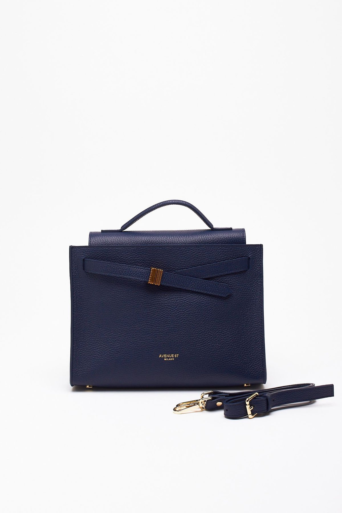 Borsa MILA in pelle dollaro blu women Avenue 67 - 5