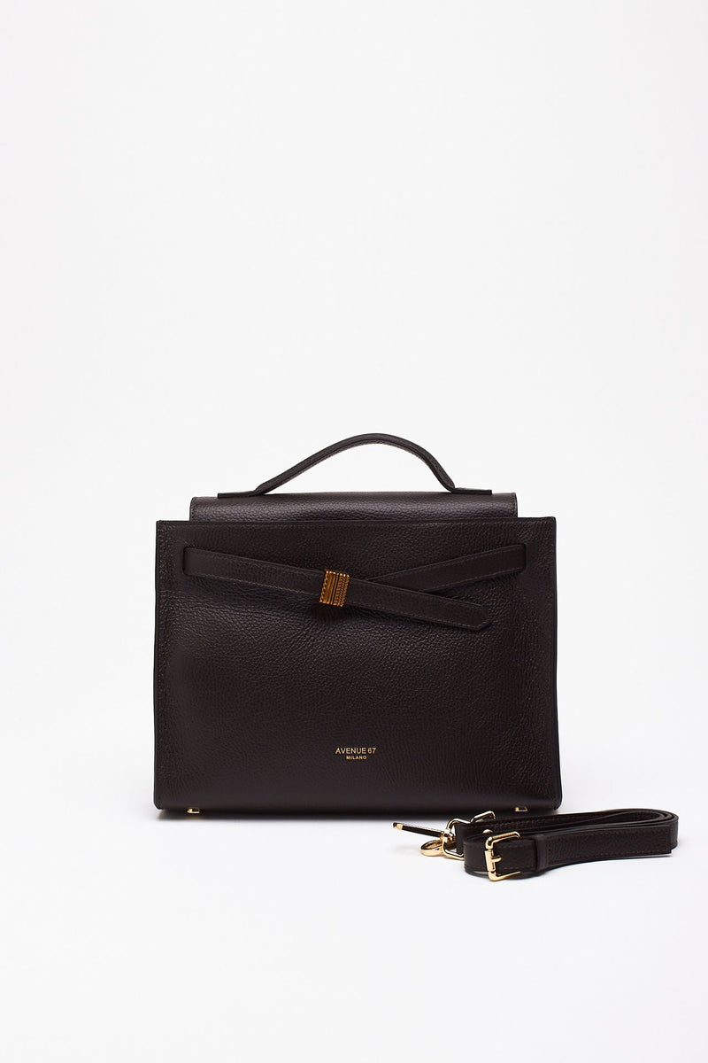 Borsa MILA in pelle dollaro testa di moro women Avenue 67 - 5