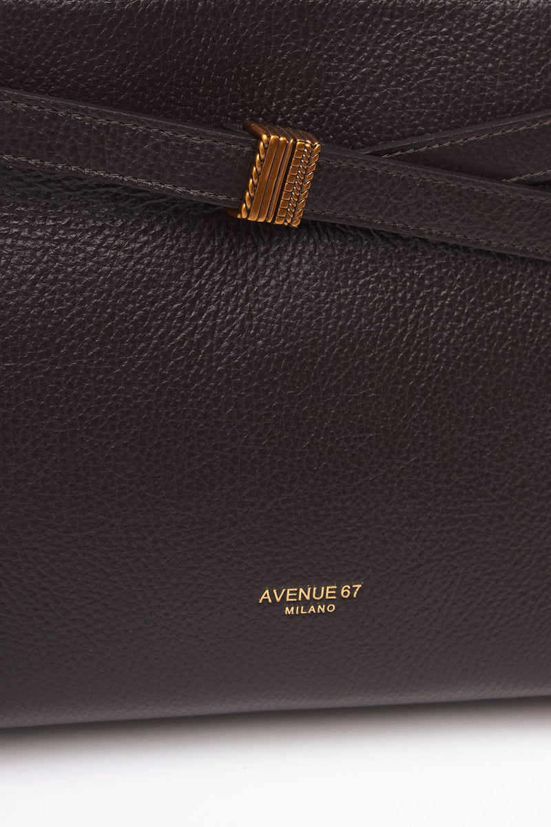 Borsa MILA in pelle dollaro testa di moro women Avenue 67 - 6