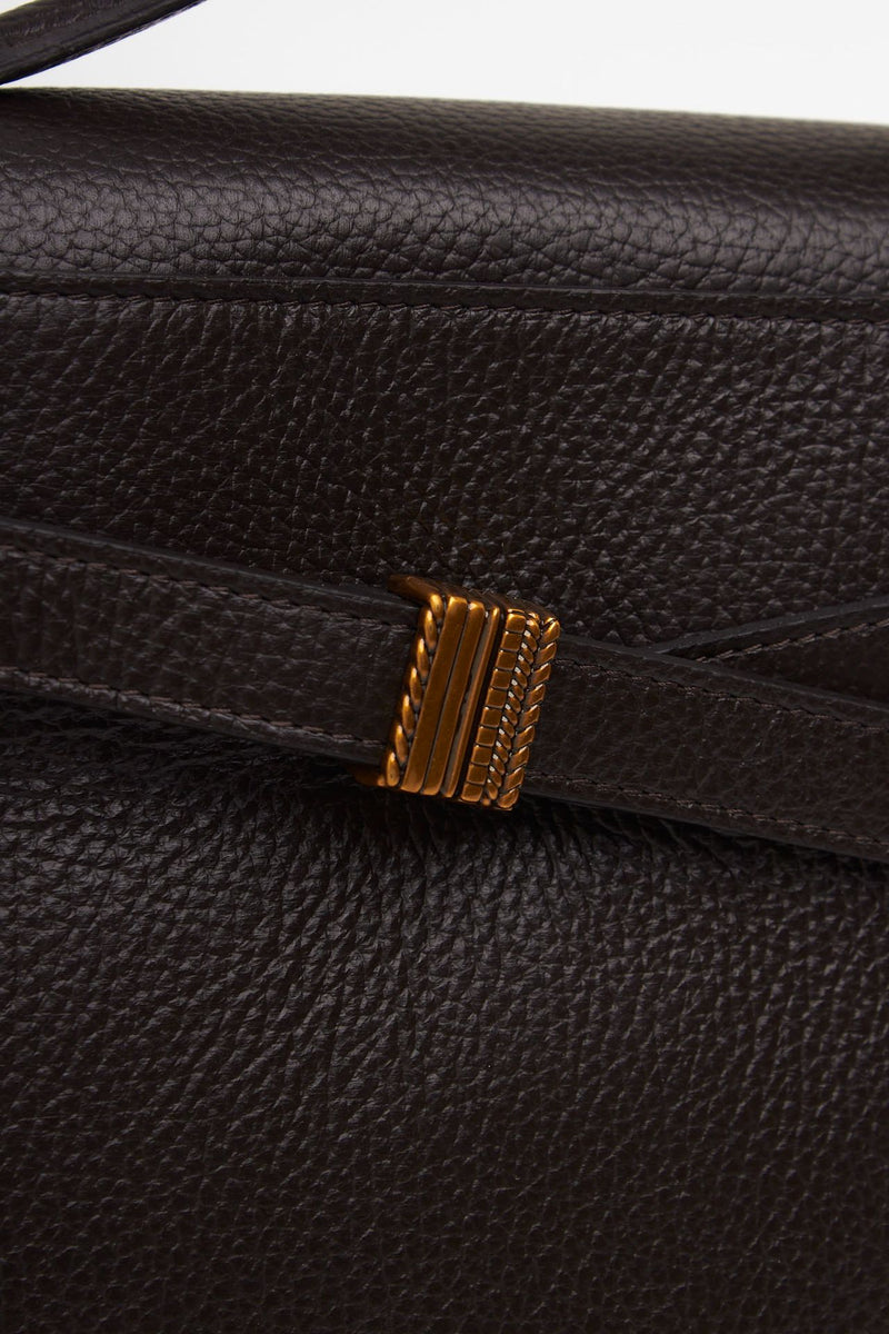 Borsa MILA in pelle dollaro testa di moro women Avenue 67 - 2