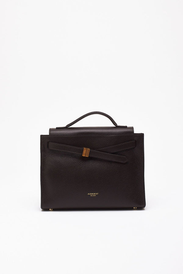 Borsa MILA in pelle dollaro testa di moro women Avenue 67