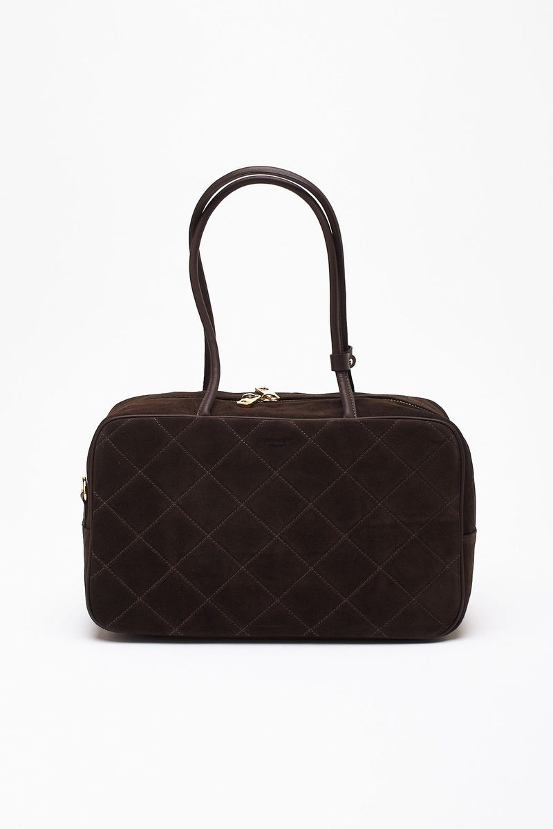 Borsa TRUNKY in suede testa di moro women Avenue 67 - 1