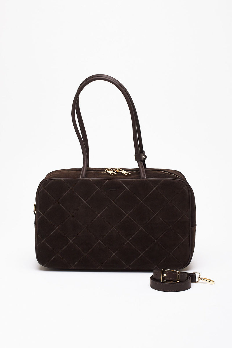 Borsa TRUNKY in suede testa di moro women Avenue 67 - 5