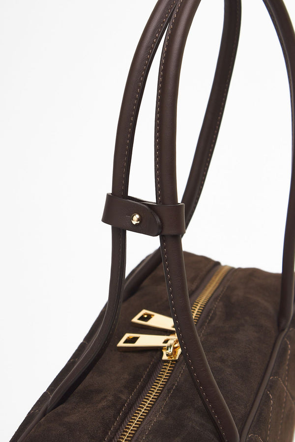 Borsa TRUNKY in suede testa di moro women Avenue 67