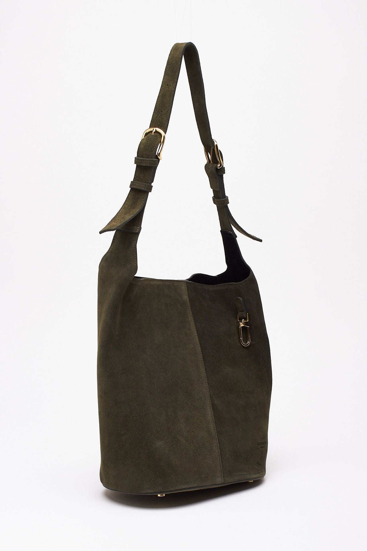 Borsa NOELIA in pelle scamosciata verde women Avenue 67 - 3