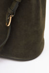Borsa NOELIA in pelle scamosciata verde women Avenue 67 - 2