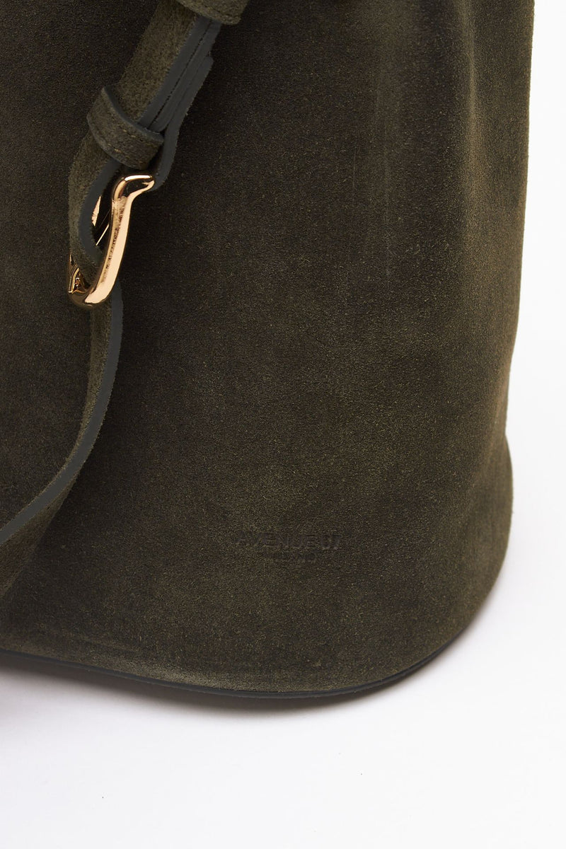 Borsa NOELIA in pelle scamosciata verde women Avenue 67 - 2