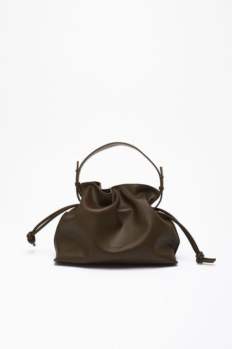 Borsa ELARA in pelle liscia verde militare women Avenue 67 - 1