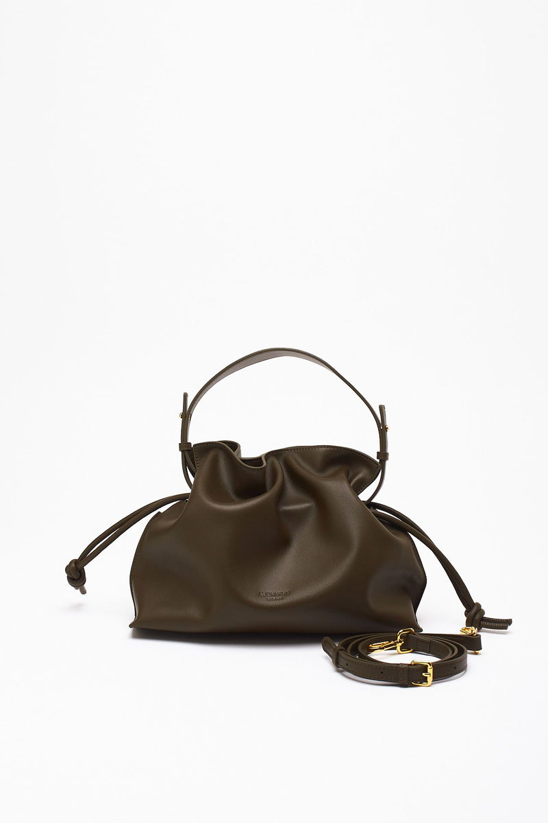 Borsa ELARA in pelle liscia verde militare women Avenue 67 - 3
