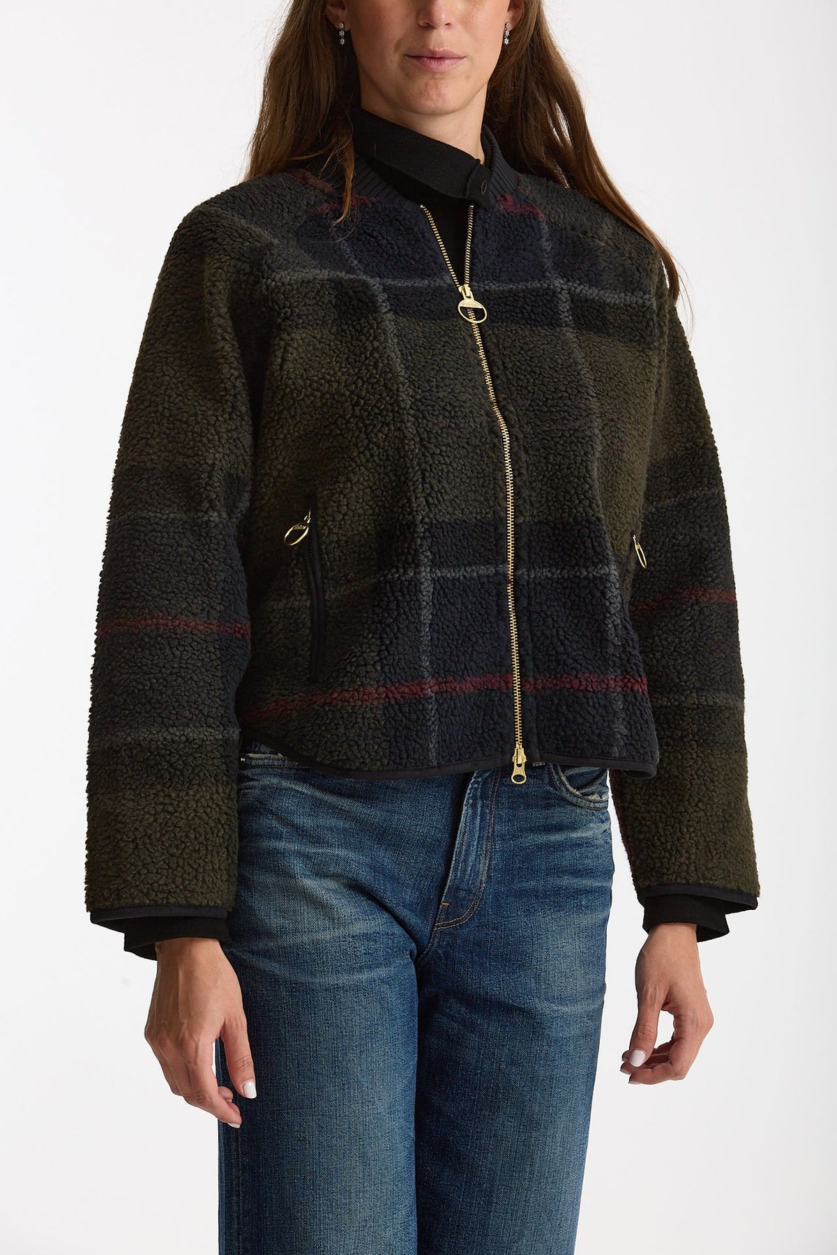 Felpa orsetto KIRKLEES FLEECE check women Barbour - 5
