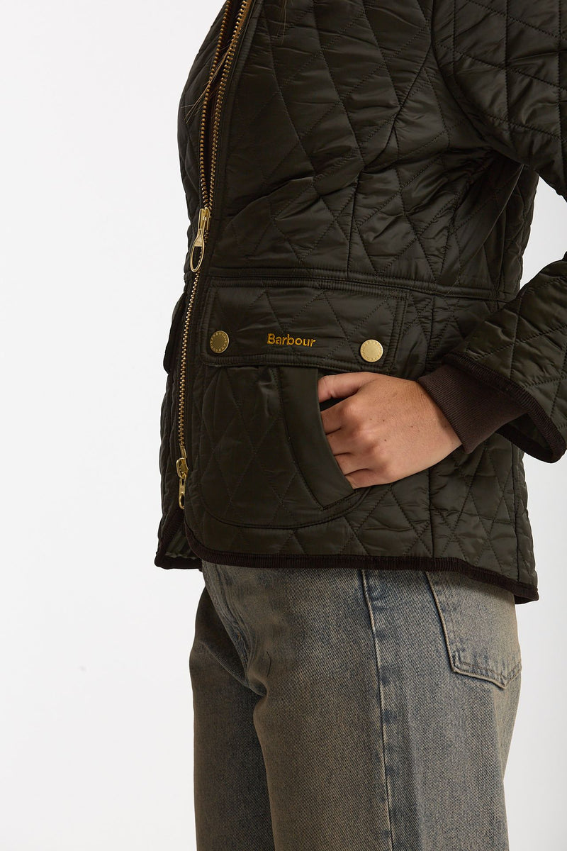 Giubbino trapuntato FITTED BEADNELL QUILT verde women Barbour - 4