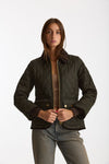 Giubbino trapuntato FITTED BEADNELL QUILT verde women Barbour - 1