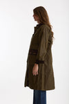 Giaccone cerato KIRKLESS WAX verde women Barbour - 2