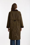 Giaccone cerato KIRKLESS WAX verde women Barbour - 3