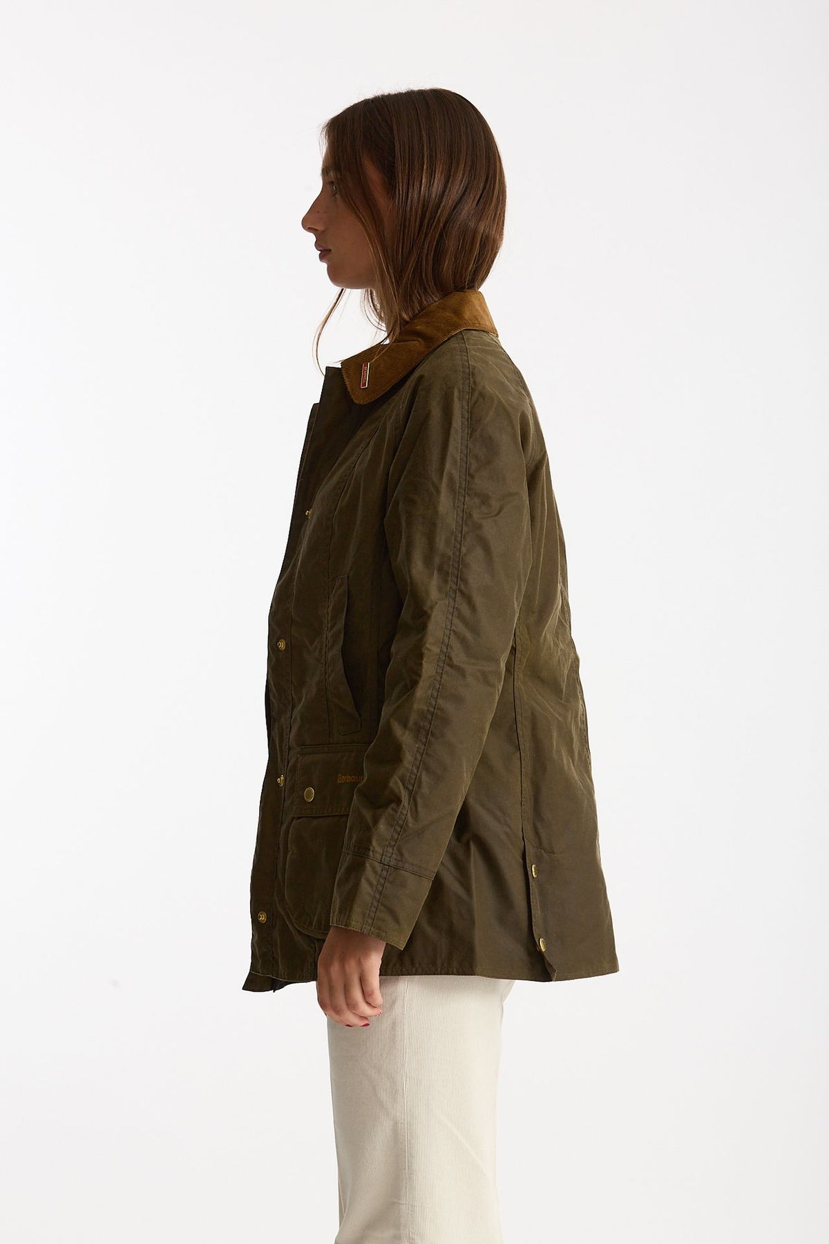 Giubbino BEADNELL WAX in cotone cerato verde women Barbour - 3