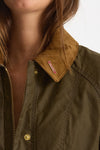 Giubbino BEADNELL WAX in cotone cerato verde women Barbour - 7