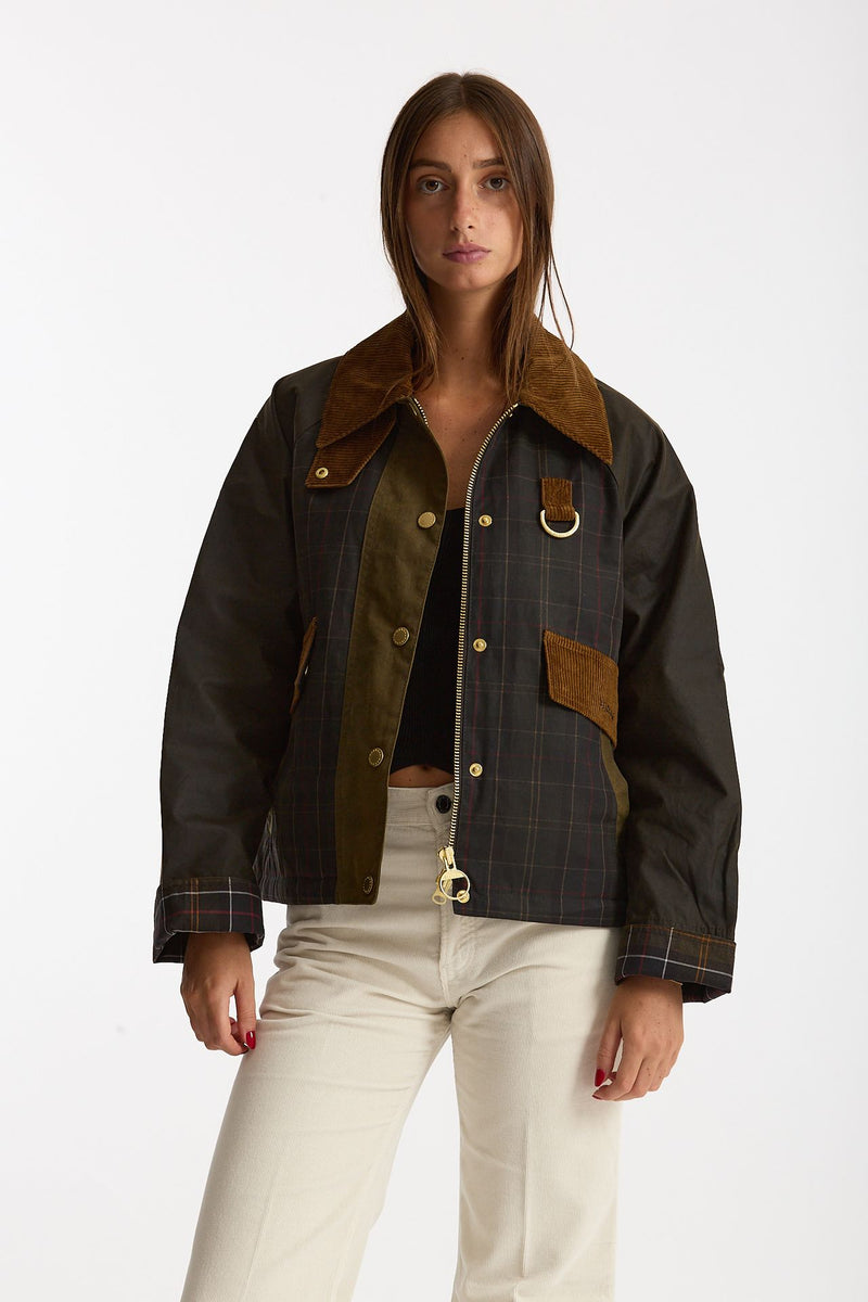 Giubbino cerato IRENE WAX verde women Barbour - 2