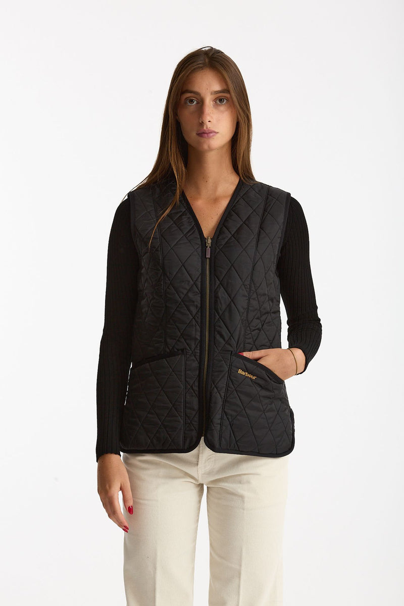 Gilet trapuntato FLECE BETTY nero women Barbour - 1