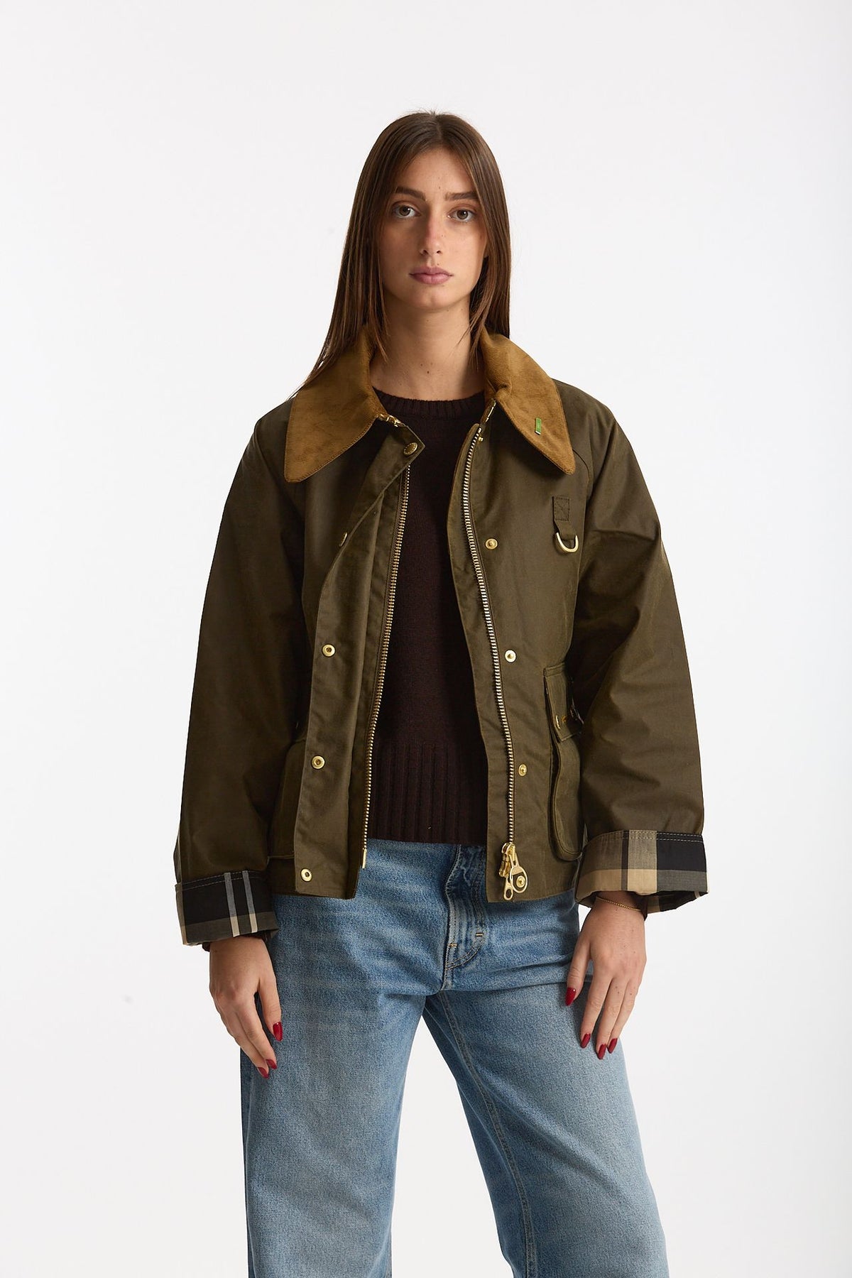 Giubbino ICON SPEY verde BEECH women Barbour - 1