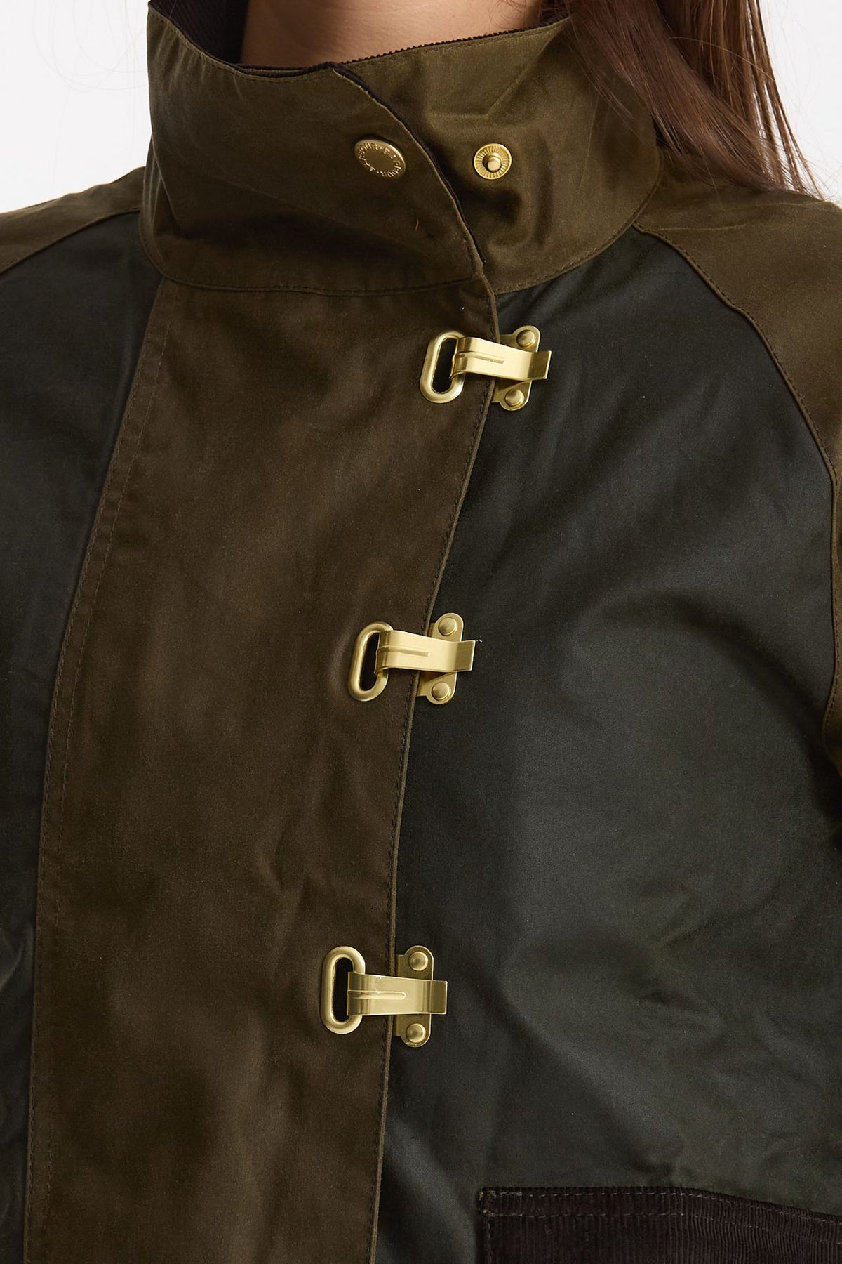 Giubbino cerato HAZELWOOD verde women Barbour - 2