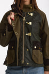 Giubbino cerato HAZELWOOD verde women Barbour - 8
