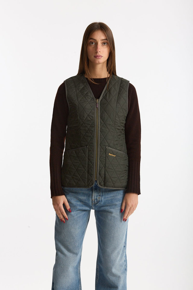 Gilet trapuntato FLECE BETTY verde women Barbour - 2