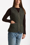 Gilet trapuntato FLECE BETTY verde women Barbour - 5