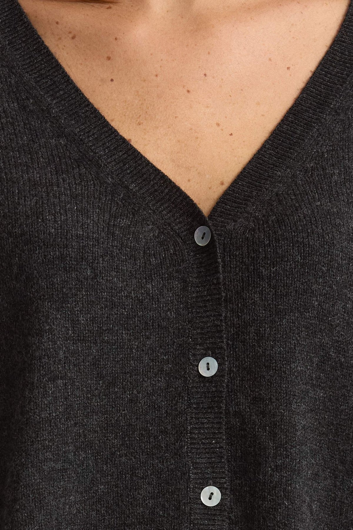 Cardigan over cashmere antracite women Be you - 5