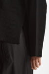 Cardigan over in cashmere a due fili nero women Be you - 6