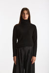 Maglia dolcevita regular in cashmere nuvola nero women Be you - 1