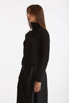 Maglia dolcevita regular in cashmere nuvola nero women Be you - 2