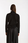 Maglia dolcevita regular in cashmere nuvola nero women Be you - 3