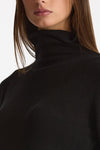 Maglia dolcevita regular in cashmere nuvola nero women Be you - 4
