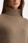 Maglia dolcevita in cashmere a due fili tortora chiaro women Be you - 4