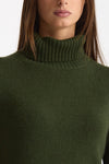 Maglia dolcevita in cashmere a due fili verde women Be you - 5
