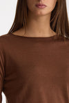 Maglia in cashmere e seta tabacco women Be you - 6