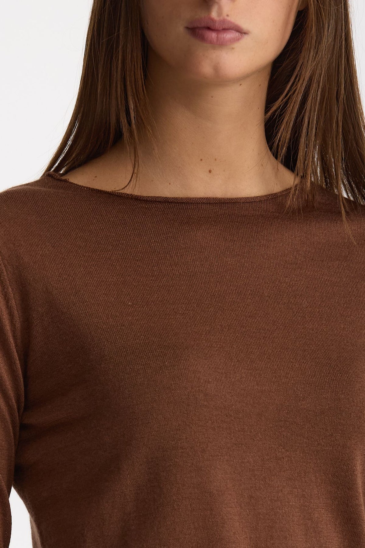Maglia in cashmere e seta tabacco women Be you - 6