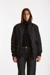Bomber in nylon nero women Giorgio brato - 1