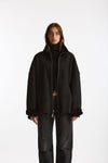 Giubbino in shearling reversibile nero women Giorgio brato - 3