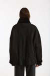 Giubbino in shearling reversibile nero women Giorgio brato - 5