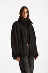 Giubbino in shearling reversibile nero women Giorgio brato - 1
