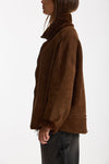 Giubbino in shearling reversibile miele women Giorgio brato - 3