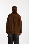 Giubbino in shearling reversibile miele women Giorgio brato - 5