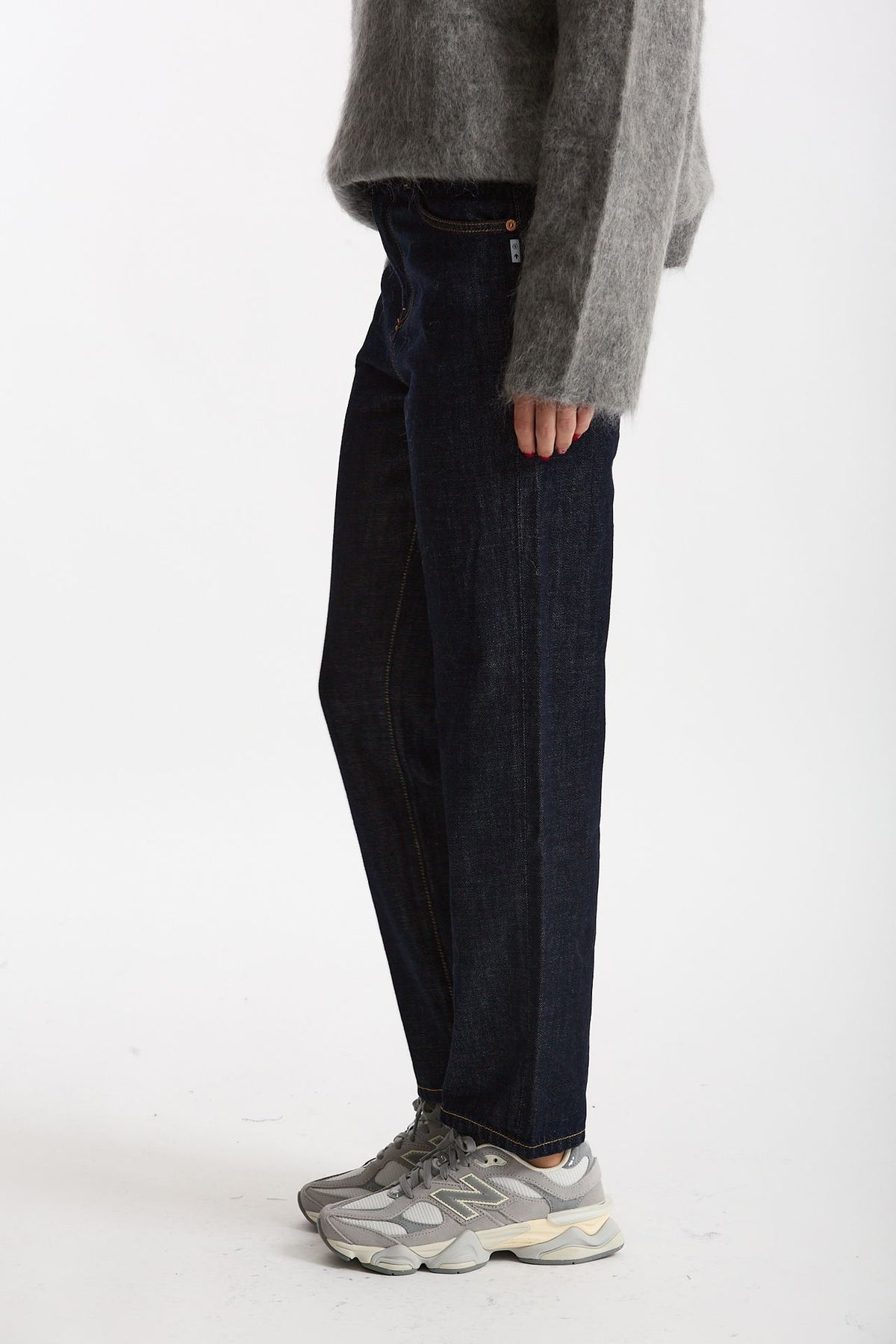 Jeans regular ADID Lavaggio bagnato scuro women Department five - 2