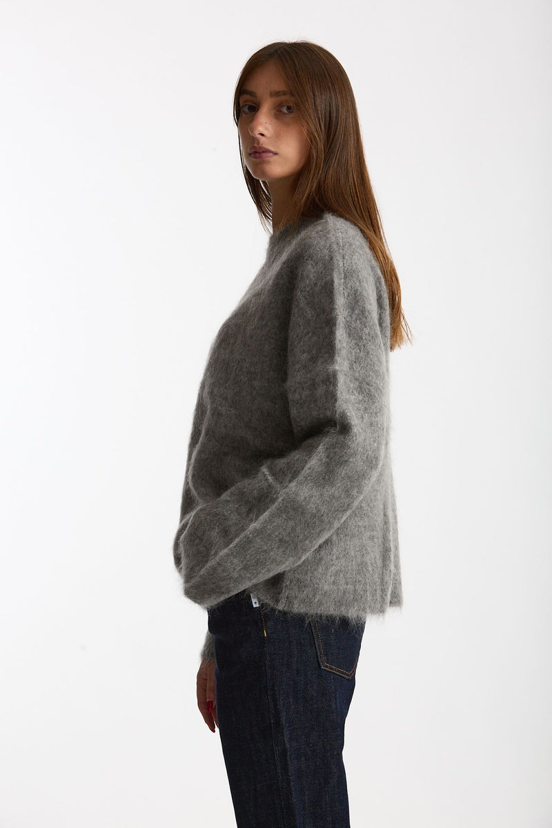 Maglia ABEL girocollo oversize grigio women Department five - 2