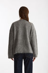 Maglia ABEL girocollo oversize grigio women Department five - 3