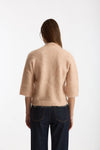 Maglia ABEL girocollo oversize rosa tenue women Department five - 3