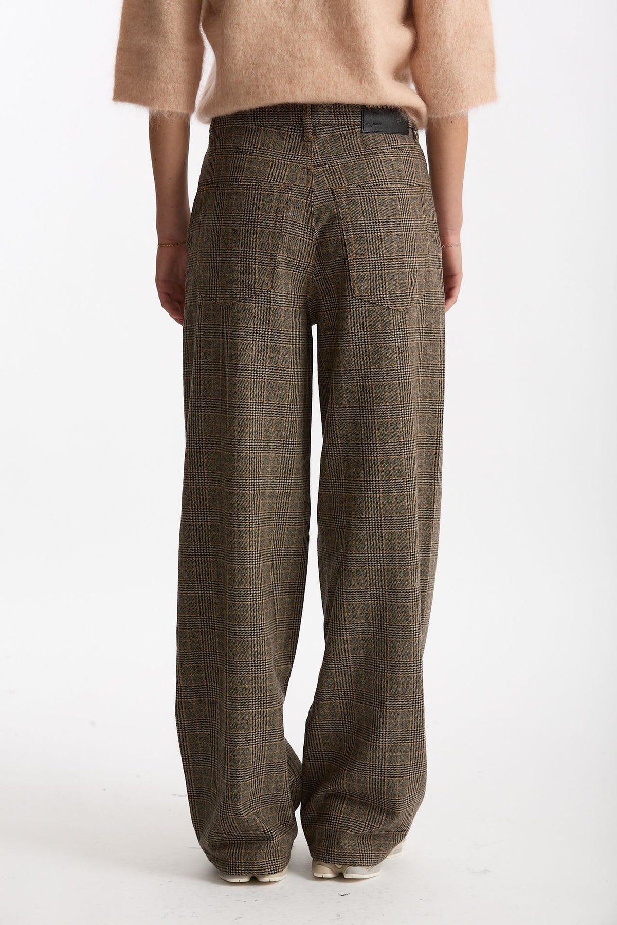 Pantalone EXPRESS check wide leg grigio women Department five - 2