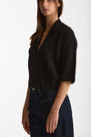 Maglia ABEL girocollo oversize nero women Department five - 3