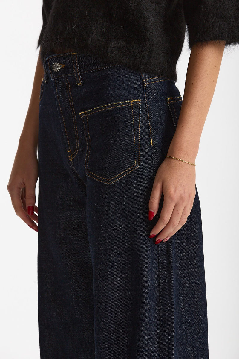 Jeans loose-fit GOOD Lavaggio bagnato scuro women Department five - 4